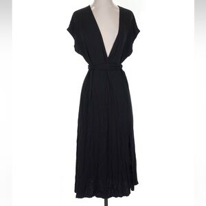 Free People womans Black Midi Dress size S